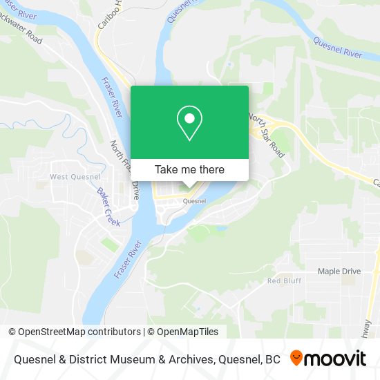 Quesnel & District Museum & Archives plan