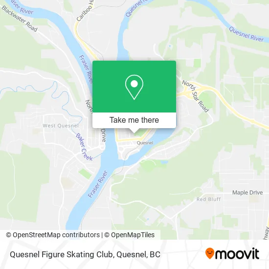 Quesnel Figure Skating Club map