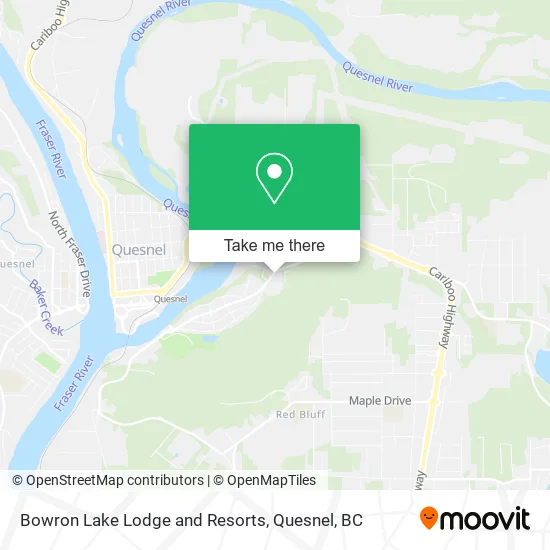 Bowron Lake Lodge and Resorts plan