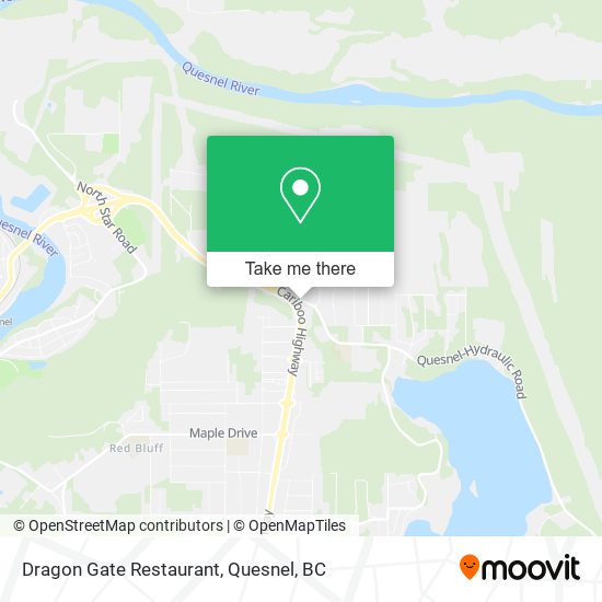 Dragon Gate Restaurant map