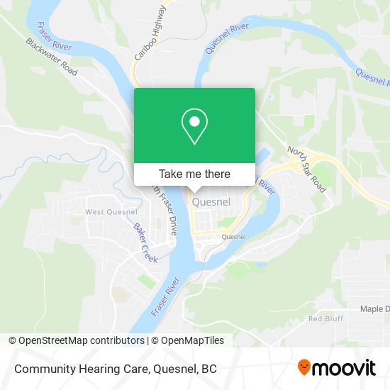 Community Hearing Care map