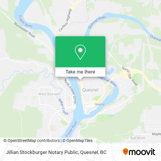Jillian Stockburger Notary Public map