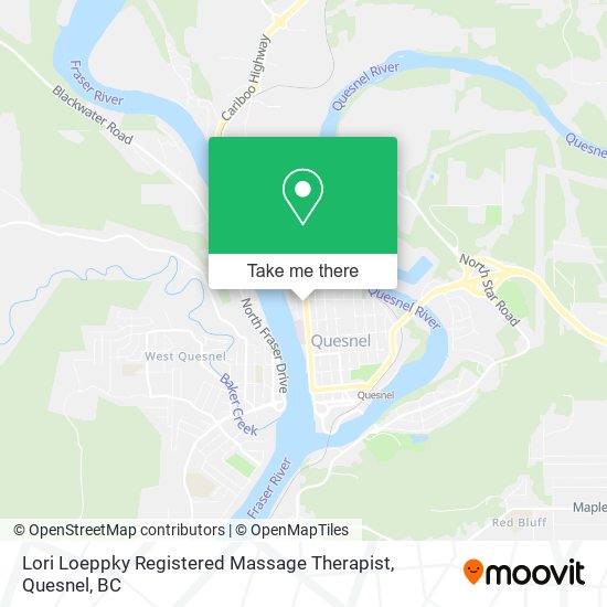 Lori Loeppky Registered Massage Therapist map