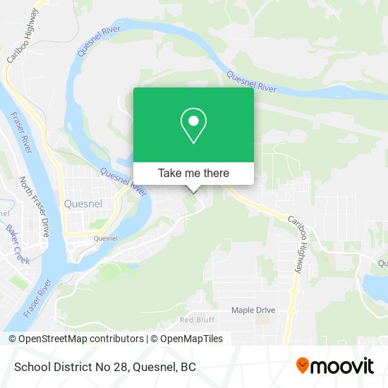 School District No 28 map