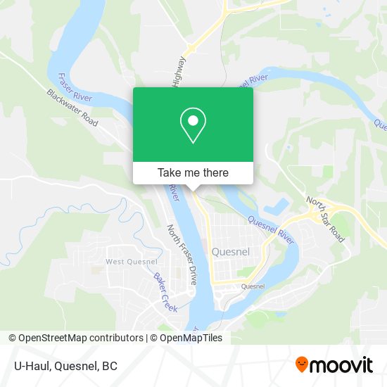 U-Haul map