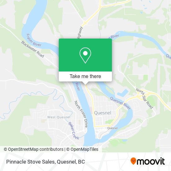 Pinnacle Stove Sales map