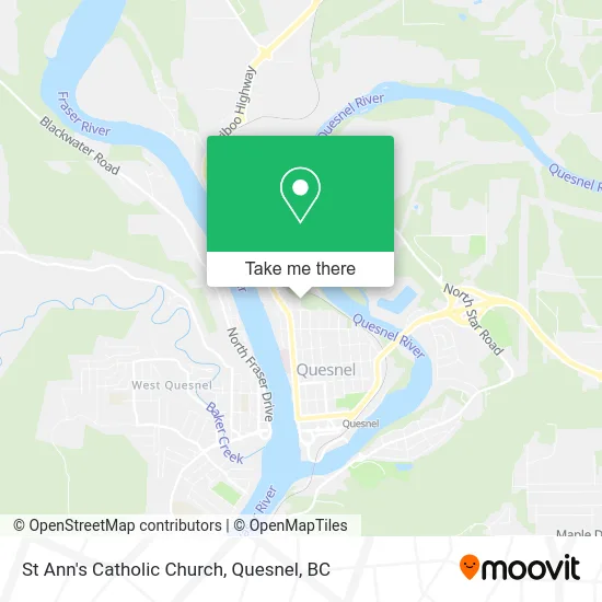 St Ann's Catholic Church map