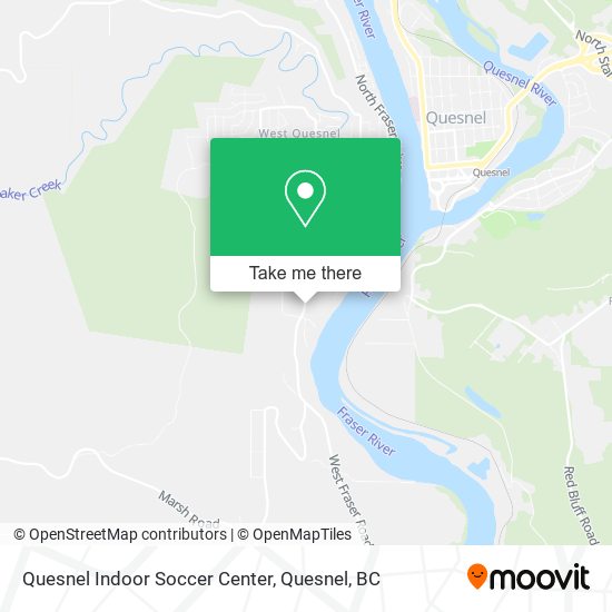 Quesnel Indoor Soccer Center plan