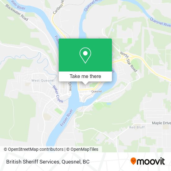 British Sheriff Services map