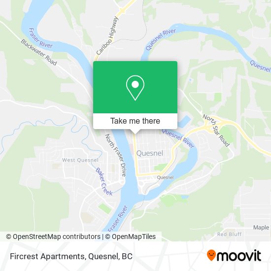 Fircrest Apartments map