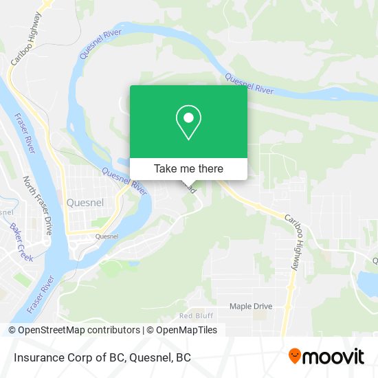 Insurance Corp of BC map