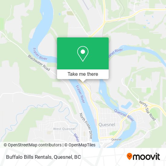 Buffalo Bills Rentals map