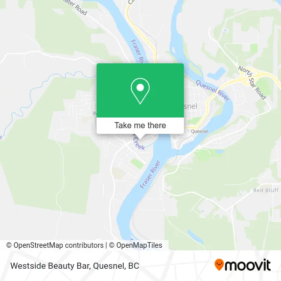 Westside Beauty Bar map