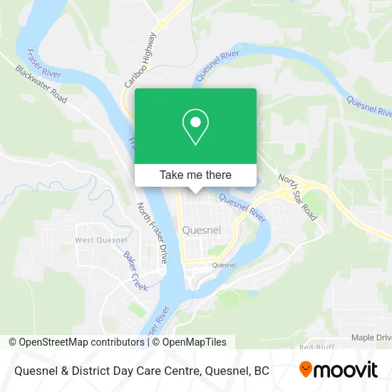 Quesnel & District Day Care Centre map