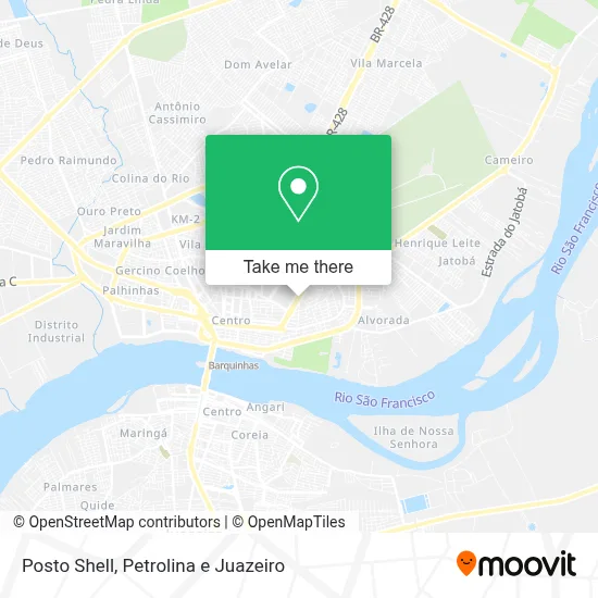 Posto Shell map