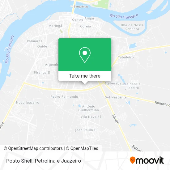 Posto Shell map