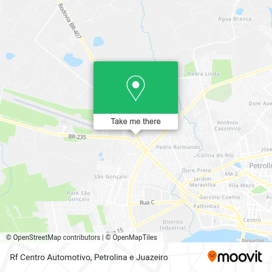 Rf Centro Automotivo map