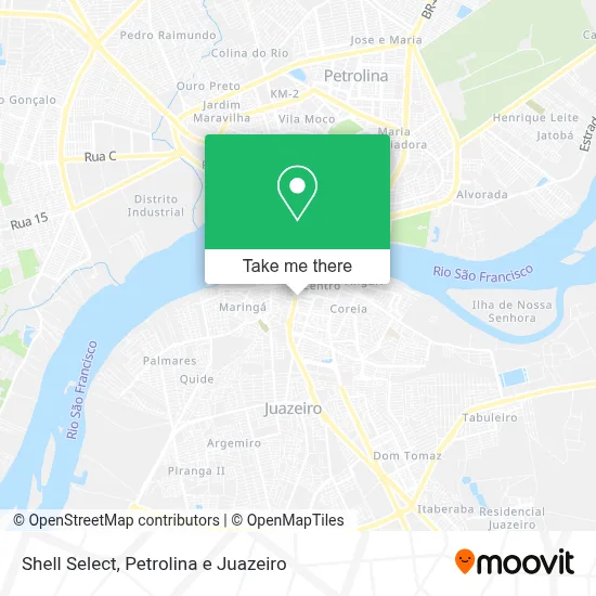 Shell Select map