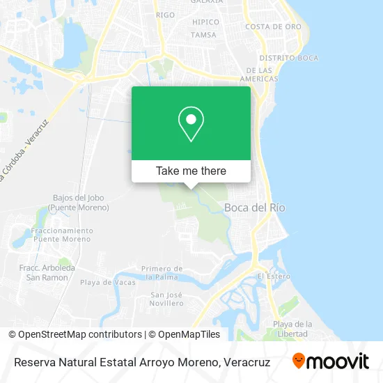 Reserva Natural Estatal Arroyo Moreno map