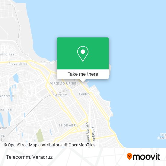 Mapa de Telecomm