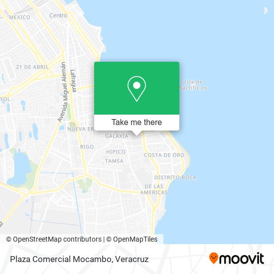 Mapa de Plaza Comercial Mocambo
