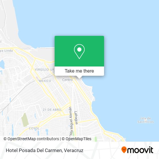 Hotel Posada Del Carmen map