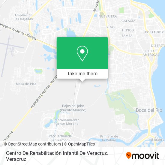 Mapa de Centro De Rehabilitación Infantil De Veracruz