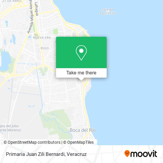 Primaria Juan Zili Bernardi map