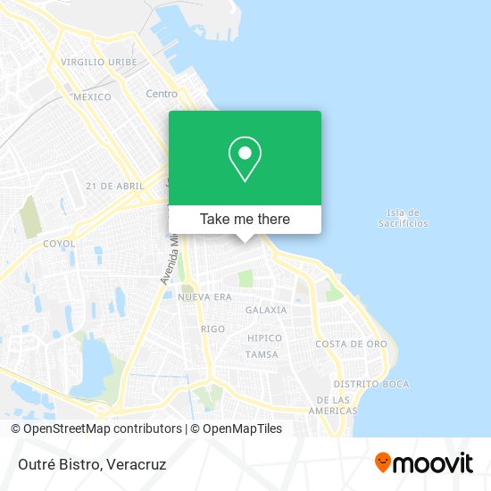 Mapa de Outré Bistro