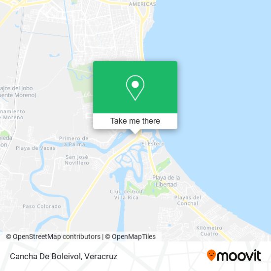 Mapa de Cancha De Boleivol