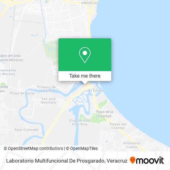 Laboratorio Multifuncional De Prosgarado map