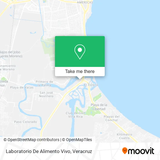 Laboratorio De Alimento Vivo map