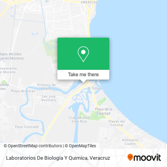 Mapa de Laboratorios De Biología Y Quimica
