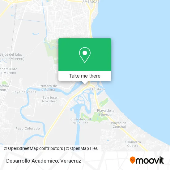 Desarrollo Academico map