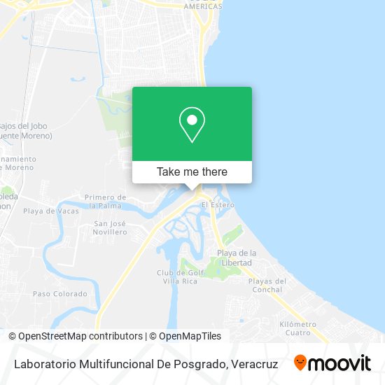 Mapa de Laboratorio Multifuncional De Posgrado