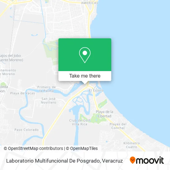 Mapa de Laboratorio Multifuncional De Posgrado