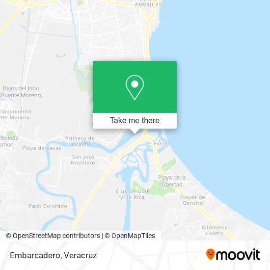 Mapa de Embarcadero