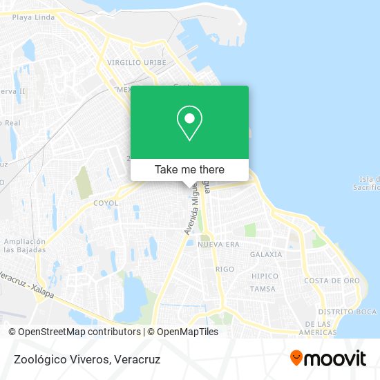 Mapa de Zoológico Viveros