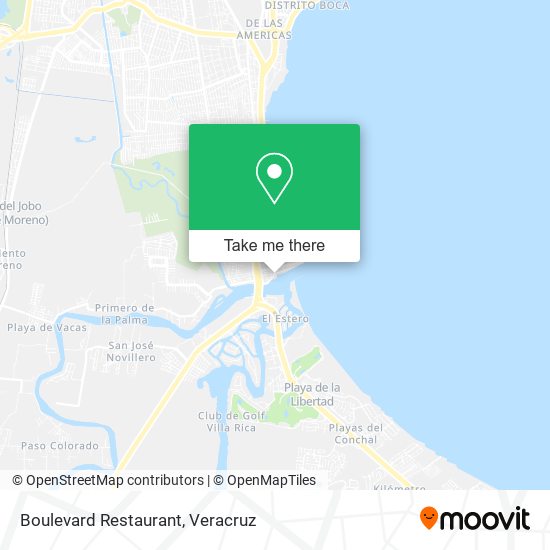 Boulevard Restaurant map