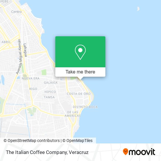 The Italian Coffee Company map