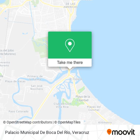 Palacio Municipal De Boca Del Río map