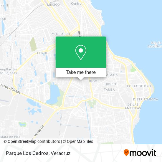 Mapa de Parque Los Cedros