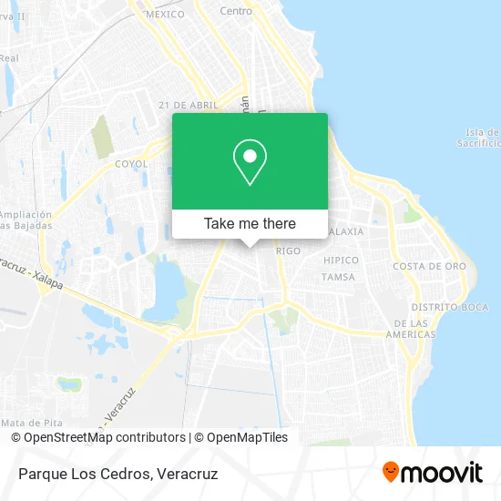 Parque Los Cedros map