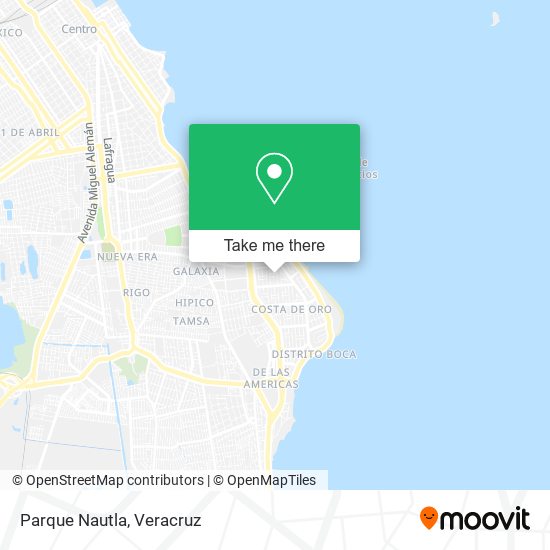 Mapa de Parque Nautla
