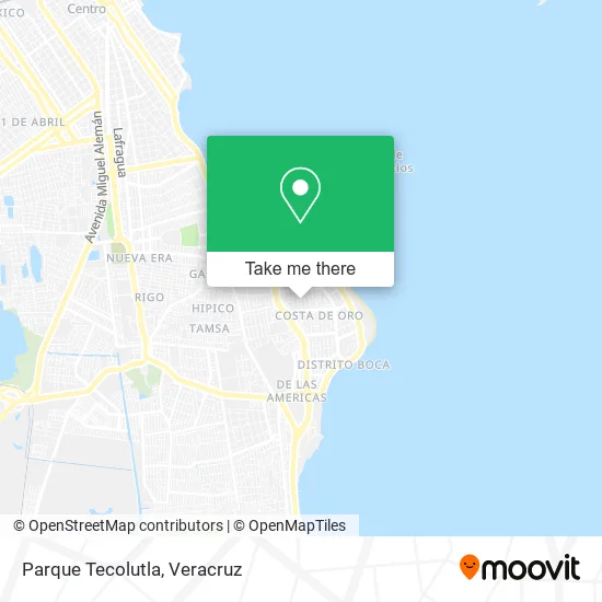 Parque Tecolutla map