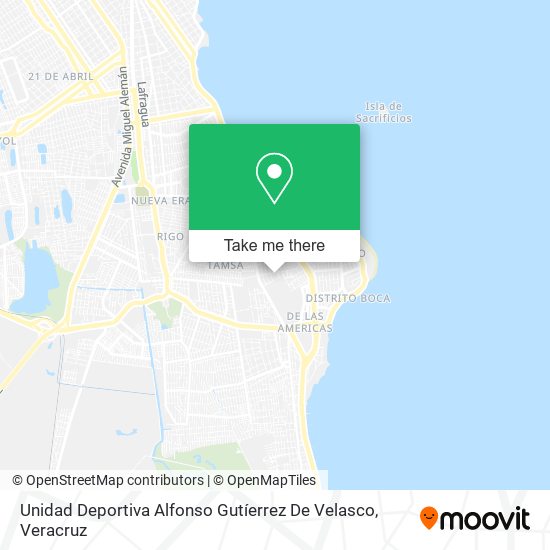 Unidad Deportiva Alfonso Gutíerrez De Velasco map