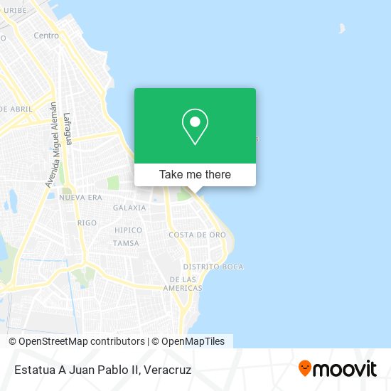 Estatua A Juan Pablo II map