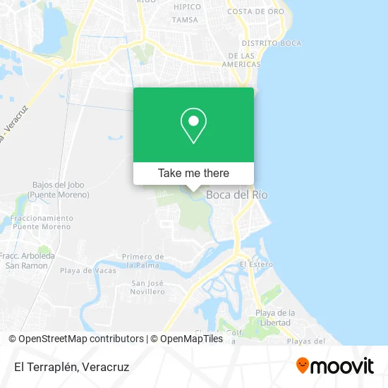 El Terraplén map