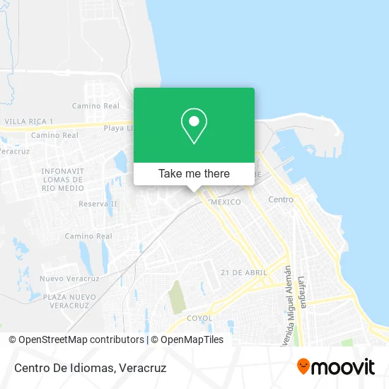 Centro De Idiomas map