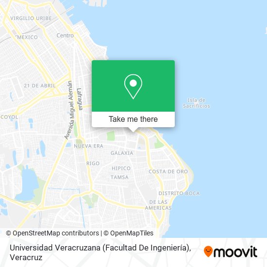 Universidad Veracruzana (Facultad De Ingeniería) map